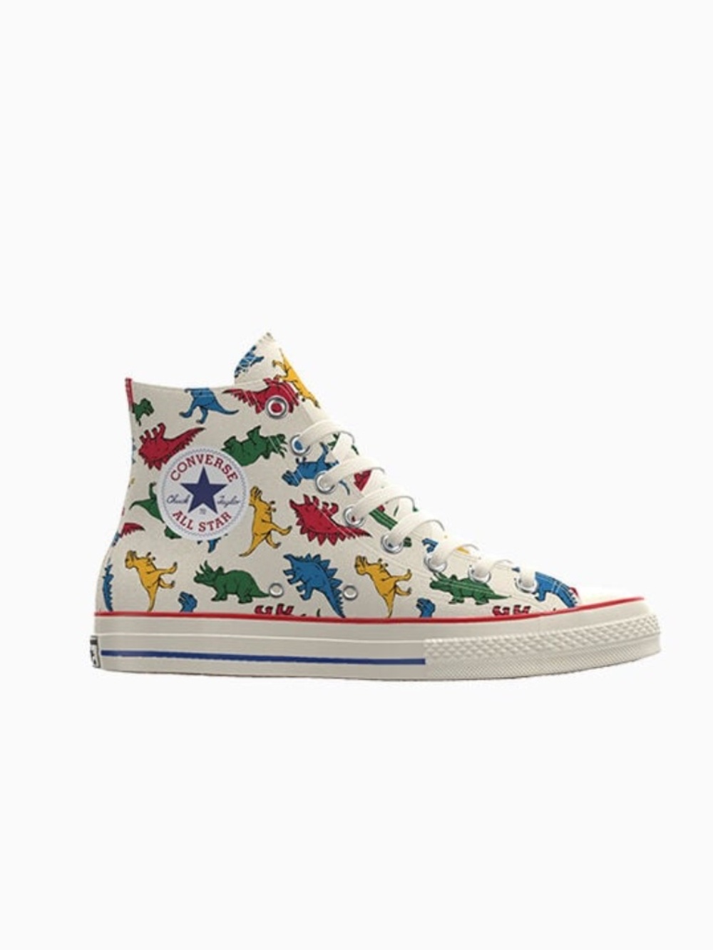 Converse Chuck Taylor All Star Hi Top Dinosaur Sneaker Junior US 4 EU 36
